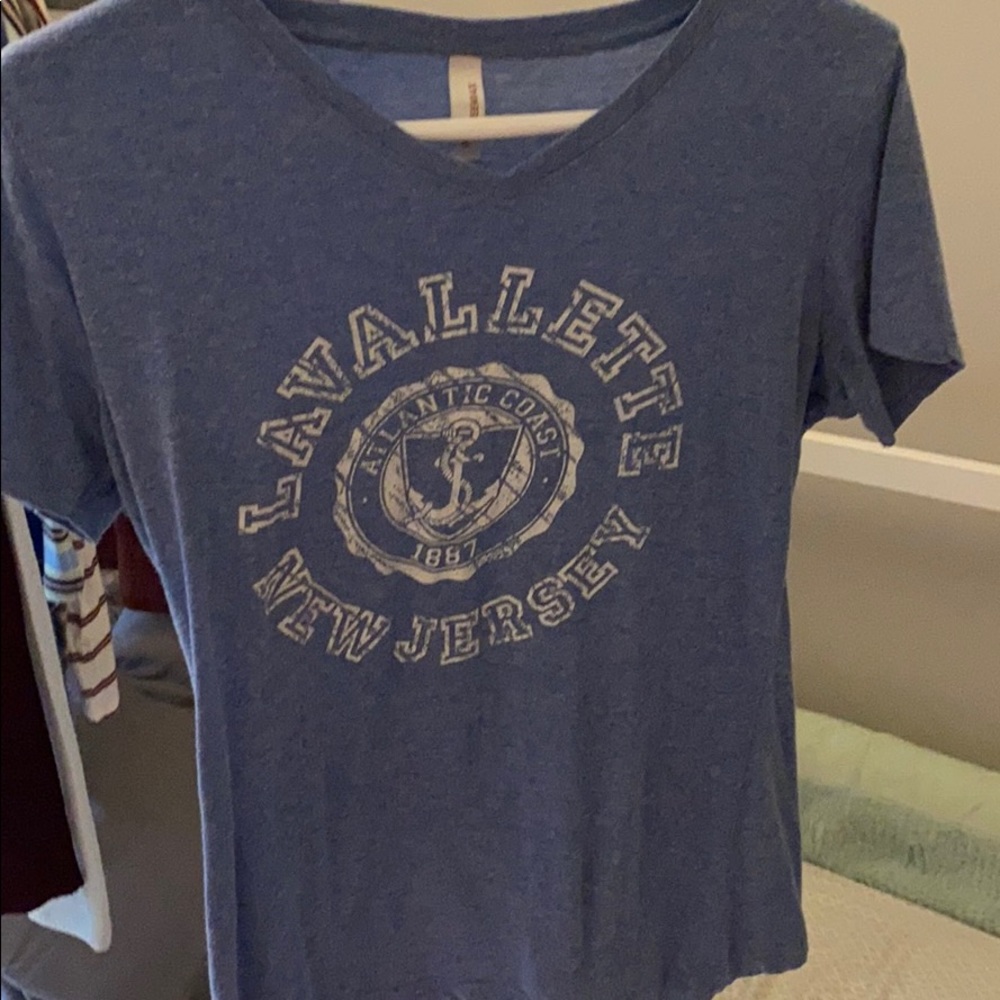 Blue Lavallette New Jersey tee shirt